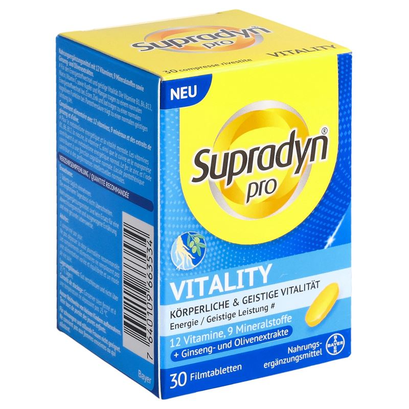 SUPRADYN pro Vitality Filmtabl Ds 30 Stk