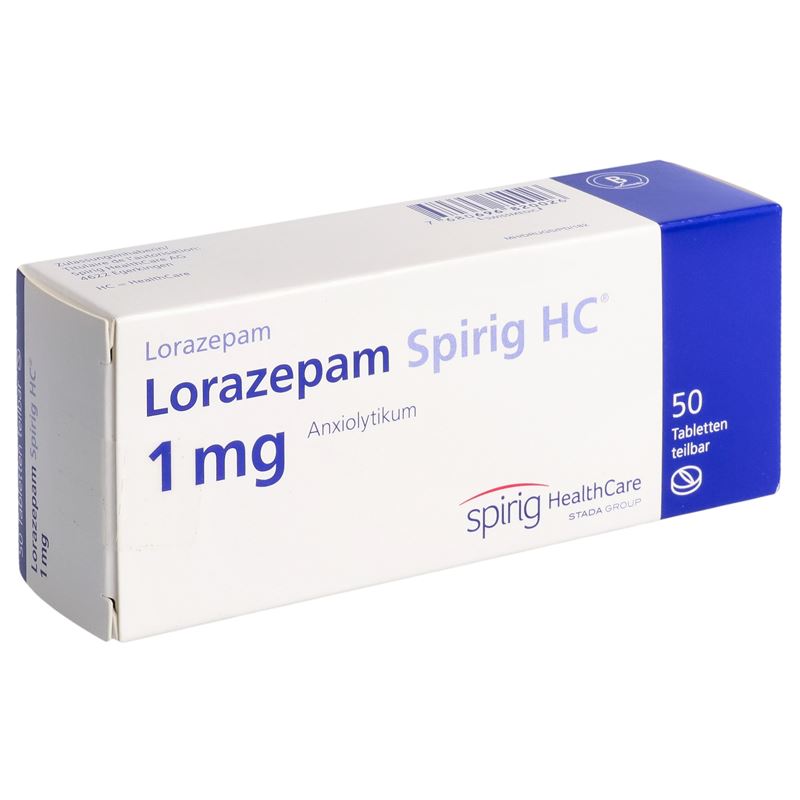 LORAZEPAM Spirig HC Tabl 1 mg 50 Stk