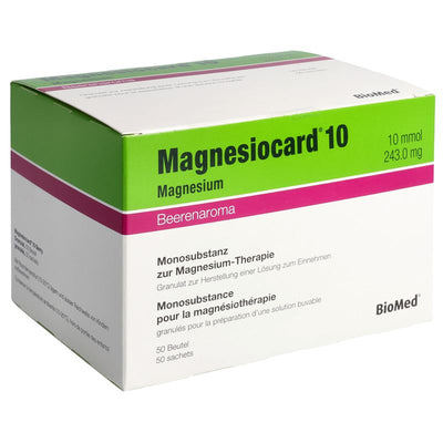 MAGNESIOCARD Gran 10 mmol Berry 50 Stk