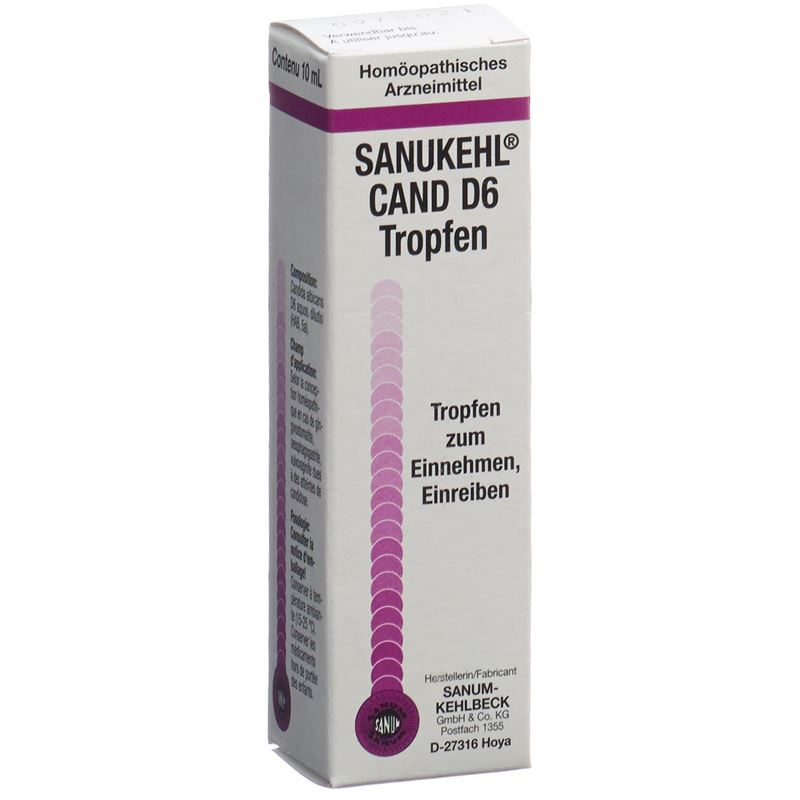 SANUKEHL Cand Tropfen D 6 Fl 10 ml