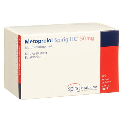 METOPROLOL Spirig HC Ret Filmtabl 50 mg 100 Stk