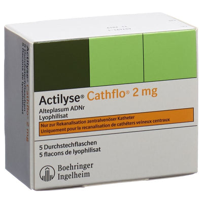 ACTILYSE Cathflo Trockensub 2 mg Durchstf 5 Stk