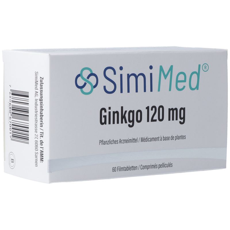 SIMIMED Ginkgo Filmtabl 120 mg 60 Stk